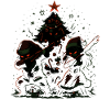 Dabbing Santa, Couple Shirt, Funny