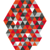 Geometrisches Hexagon Geometric Triangles