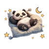 Lazy Panda Pyjamas Perfektes Nachthemd Panda