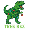 Tree Rex Dinosaurier-Weihnachtsfamilienspaß
