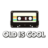 Old Is Cool – T-shirt cassette rétro