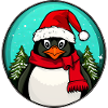 Penguins Christmas / Santa Penguin