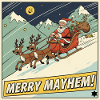 Tshirt Weihnachts Schlittenmayhem