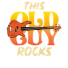 This Old Guy Rocks Guitar Tee