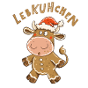 LebKUHchen – Christmas Cow Christmas Motif