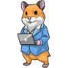 Hamster Secretary Laptop Office