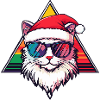Cat Santa Christmas