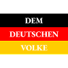 DRAPEAU AU PEUPLE ALLEMAND