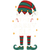 Motif de Noël drôle L’Elfe Effronté
