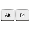 Alt F4 Shortcut Design