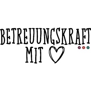 Betreuungskraft mit Herz