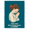 Little child praying brain wish