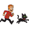Franky & Meeko running