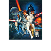 Star Wars Retro Motiv