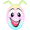 Pastel Cœurs Sourire Œuf Kawaii