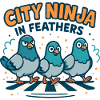 City Ninja in Feathers