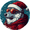 Wolf Weihnachten Christmas Xmas