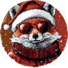Fox Christmas Cool Christmas