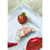Nature morte fraise-gingembre