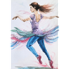 Danseuse tourbillonnante en pastels