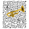 Trumpet Musical Notes Trumpeter Brass Musician