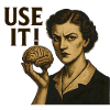 Brain Motif Retro