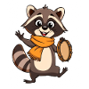 Raccoon Tambourine Dance