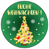 MERRY CHRISTMAS CHRISTMAS TREE FRIES