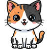 Calico Kitty Charm