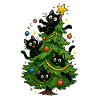 Christmas Tree Cats Christmas