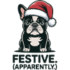 Festive Moody Cat Christmas Mood
