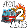 Anniversaire 2 Ans Pompier Brigade Sapeurs