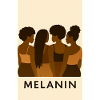 Melanin Sisterhood Silhouettes, African Art 