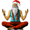Meditation Christmas Yogi