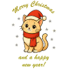 Cuddly Cat Christmas Magic