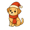Weihnachtsheld Hund
