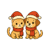 Christmas Duo Pet Friends