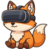 Cute Squirrel Gamer Cartoon Gamer