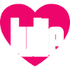 J’aime Julie Coeur rose J’aime Julie