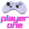 Neon Retro Controller Player One