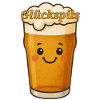 Happy Beer – Cute "Glückspils" Cartoon Design