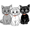 Three Kittens