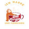 Ich hasse Morgenmenschen Kaffee Faultier