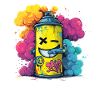 Spraykraft Yellow Graffiti Spray Cans Art