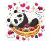 Panda on Waffle Dreams