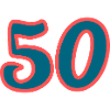 50. 50 ANNI. 50° ANNIVERSARIO. 50 ANNI.