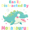 Kawaii Easily Distracted By Mosasaurus