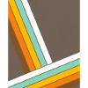 Retro 70s Geometric Stripes