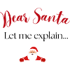 Dear Santa Christmas Design