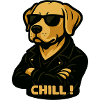 Cooler Labrador mit Sonnenbrille – Chill